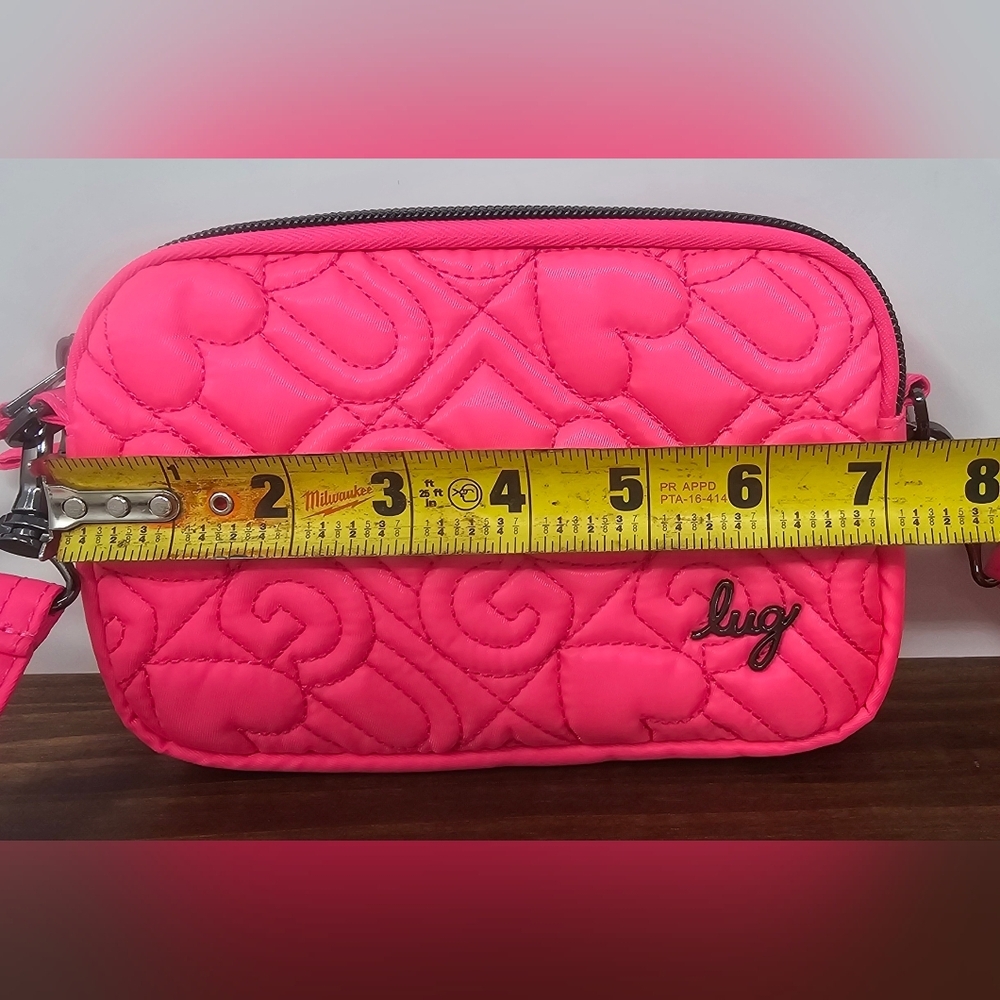Lug Coupe LE Magenta RFID Convertible Crossbody Belt Bag NWT - Picture 13 of 15
